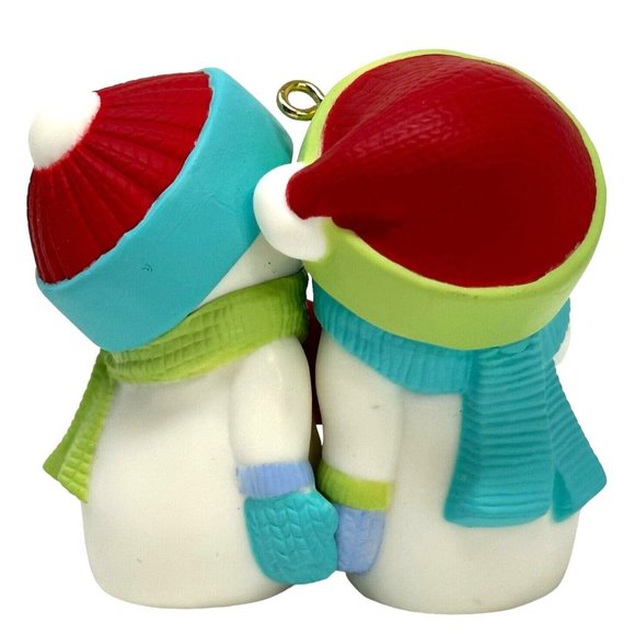 Hallmark Keepsake Ornament Snow in Love Personalize Stickers Snowmen 2012 - Picture 4 of 11